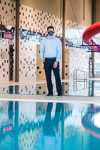 MIKAELA MACKENZIE / WINNIPEG FREE PRESS

YMCA vice-president of health, fitness, and aquatics Mike Whalen poses for a portrait at the south branch pool in Winnipeg on Wednesday, March 3, 2021. For JS story.

Winnipeg Free Press 2021