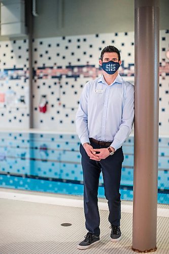 MIKAELA MACKENZIE / WINNIPEG FREE PRESS

YMCA vice-president of health, fitness, and aquatics Mike Whalen poses for a portrait at the south branch pool in Winnipeg on Wednesday, March 3, 2021. For JS story.

Winnipeg Free Press 2021