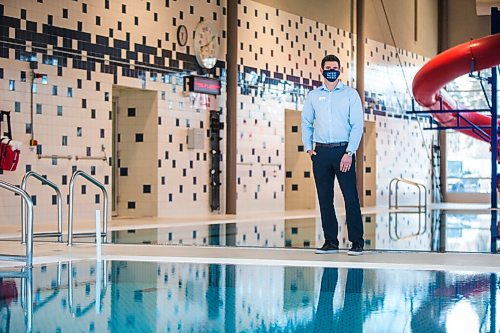 MIKAELA MACKENZIE / WINNIPEG FREE PRESS

YMCA vice-president of health, fitness, and aquatics Mike Whalen poses for a portrait at the south branch pool in Winnipeg on Wednesday, March 3, 2021. For JS story.

Winnipeg Free Press 2021