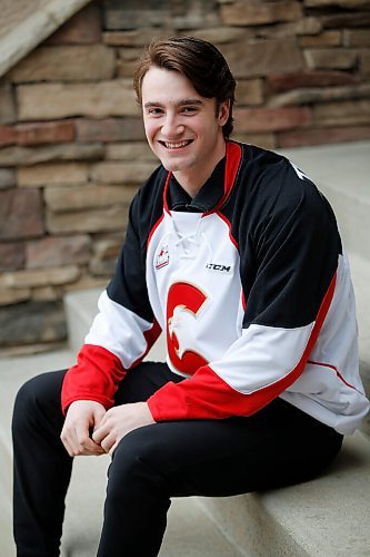JOHN WOODS / WINNIPEG FREE PRESS
Prince George Cougars defence man Hudson Thornton is photographed outside his home in Winnipeg Sunday, March 7, 2021.
Reporter: Sawatzky
