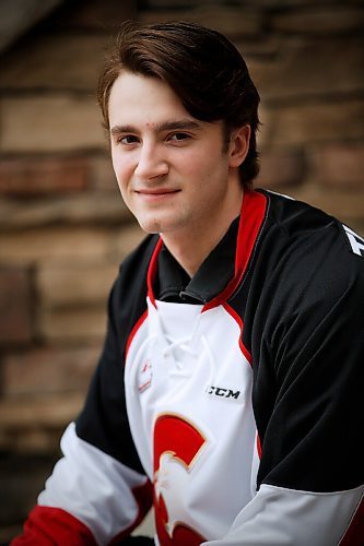 JOHN WOODS / WINNIPEG FREE PRESS
Prince George Cougars defence man Hudson Thornton is photographed outside his home in  Winnipeg Sunday, March 7, 2021.

Reporter: Sawatzky