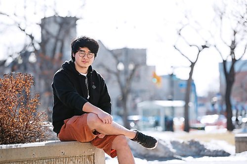 JOHN WOODS / WINNIPEG FREE PRESS
Yuhang Liu, a third-year sociology international student at the University of Winnipeg, is photographed on campus in Winnipeg Monday, March 8, 2021. Liu started his remote learning school year at home in Hong Kong, but the 13 hour time zone difference was unmanageable and he returned to study in Winnipeg.

Reporter: Maggie Macintosh