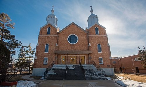 MIKE DEAL / WINNIPEG FREE PRESS
During Monday's provincial COVID-19 update announcement public health officials said that there was a possible exposure to the corona virus on March 4 at St. Andrews Ukrainian Church, 160 Euclid Ave.
210308 - Monday, March 08, 2021.