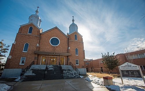 MIKE DEAL / WINNIPEG FREE PRESS
During Monday's provincial COVID-19 update announcement public health officials said that there was a possible exposure to the corona virus on March 4 at St. Andrews Ukrainian Church, 160 Euclid Ave.
210308 - Monday, March 08, 2021.