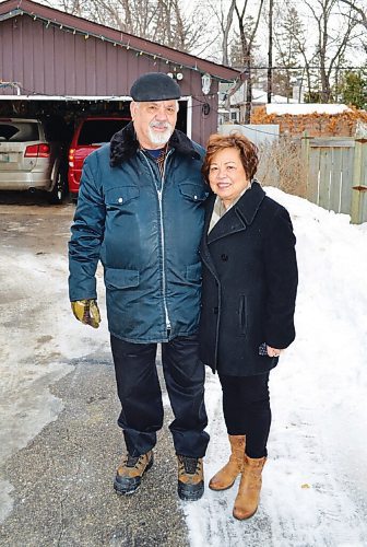 Canstar Community News Sam Liarakos and his wife, Cindy, are renowned on Nightingale Road. Sam clears snow from many driveways on the street and they freely share their fruits of their garden.