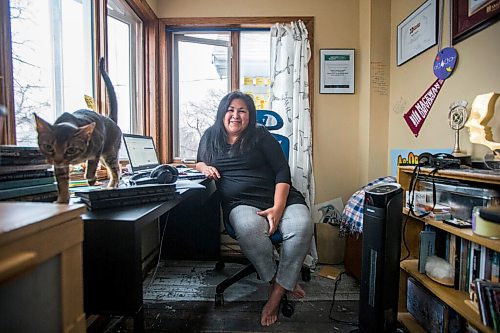 MIKAELA MACKENZIE / WINNIPEG FREE PRESS

Kim Wheeler, curator of The Bridge (a festival of ideas), poses for a portrait in her home office, where she's done the organizing for the virtual event, in Winnipeg on Tuesday, March 9, 2021. For Randall story.

Winnipeg Free Press 2021