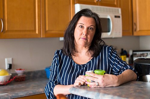 MIKAELA MACKENZIE / WINNIPEG FREE PRESS

Michelle Bailey, who is 51 and getting a covid vaccine next week as she is eligible due to underlying conditions, poses for a portrait with some of her medications in her home in Winnipeg on Friday, March 12, 2021. For Kevin Rollason story.

Winnipeg Free Press 2021