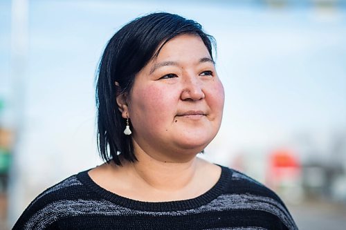 MIKAELA MACKENZIE / WINNIPEG FREE PRESS

Janet Kanayok poses for a portrait at the Manitoba Inuit Association in Winnipeg on Tuesday, March 16, 2021. For Eva Wasney story.

Winnipeg Free Press 2021