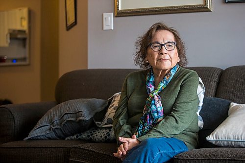 MIKAELA MACKENZIE / WINNIPEG FREE PRESS

Elder Mary Courchene, who gave the WAG its new Anishnaabemowin name, poses for a portrait in her home in Winnipeg on Tuesday, March 16, 2021. For --- story.

Winnipeg Free Press 2021