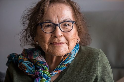 MIKAELA MACKENZIE / WINNIPEG FREE PRESS

Elder Mary Courchene, who gave the WAG its new Anishnaabemowin name, poses for a portrait in her home in Winnipeg on Tuesday, March 16, 2021. For --- story.

Winnipeg Free Press 2021