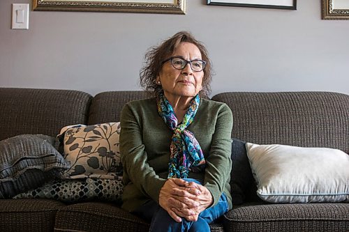 MIKAELA MACKENZIE / WINNIPEG FREE PRESS

Elder Mary Courchene, who gave the WAG its new Anishnaabemowin name, poses for a portrait in her home in Winnipeg on Tuesday, March 16, 2021. For --- story.

Winnipeg Free Press 2021