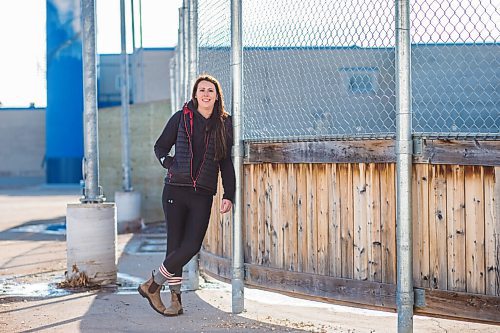 MIKAELA MACKENZIE / WINNIPEG FREE PRESS

Amy Clarkson, who announced her retirement from the Canadian ringette team last week, poses for a portrait at the outdoor rink in Selkirk on Tuesday, March 16, 2021. For Taylor Allen story.

Winnipeg Free Press 2021