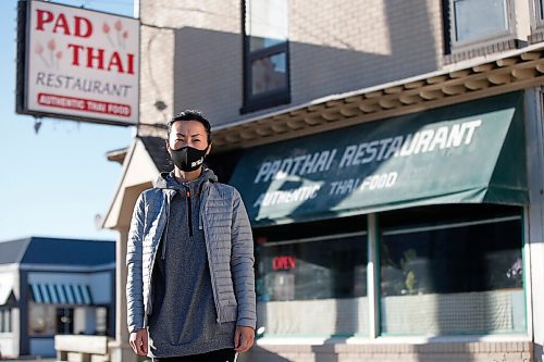 JOHN WOODS / WINNIPEG FREE PRESS
Claire Venevongsa, owner of Pad Thai Restaurant, who alleges her restaurant and car have been vandalized is photographed at the restaurant in Winnipeg Thursday, March 18, 2021. 

Reporter: Rollason