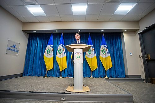 MIKAELA MACKENZIE / WINNIPEG FREE PRESS

Mayor Brian Bowman answers questions about his state of the city address at City Hall in Winnipeg on Friday, March 19, 2021. For Joyanne Pursaga story.

Winnipeg Free Press 2021