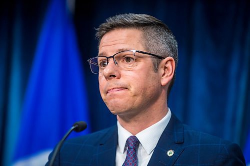 MIKAELA MACKENZIE / WINNIPEG FREE PRESS

Mayor Brian Bowman answers questions about his state of the city address at City Hall in Winnipeg on Friday, March 19, 2021. For Joyanne Pursaga story.

Winnipeg Free Press 2021