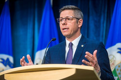 MIKAELA MACKENZIE / WINNIPEG FREE PRESS

Mayor Brian Bowman answers questions about his state of the city address at City Hall in Winnipeg on Friday, March 19, 2021. For Joyanne Pursaga story.

Winnipeg Free Press 2021