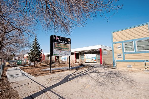 MIKE SUDOMA / WINNIPEG FREE PRESS 
A case of a variant of the Covid 19 virus has been found at Ecole Tache school in St Boniface Friday 
March 19, 2021