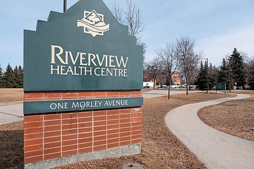 Daniel Crump / Winnipeg Free Press. An outbreak has been declared at Riverview Health Centre Personal Care Home in Winnipeg. The facility has been moved to the Critical (Red) level on the #RestartMB Pandemic Response System. March 20, 2021.