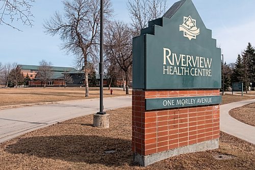 Daniel Crump / Winnipeg Free Press. An outbreak has been declared at Riverview Health Centre Personal Care Home in Winnipeg. The facility has been moved to the Critical (Red) level on the #RestartMB Pandemic Response System. March 20, 2021.