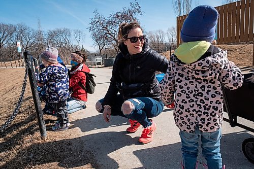 Daniel Crump / Winnipeg Free Press. Sarah Kristy (middle right)) and Sarah English, from Shiloh, Manitoba, decided to spend the day together at the Assiniboine Park Zoo in Winnipeg. Todays high marks warmest first day of spring in Winnipeg on record. March 20, 2021.
