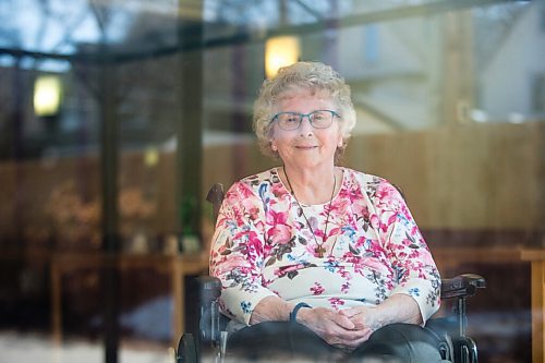 MIKAELA MACKENZIE / WINNIPEG FREE PRESS

Margaret Ward, a senior at the Convalescent Home of Winnipeg who has received the vaccination, poses for a portrait at the care home in Winnipeg on Monday, March 22, 2021. For Kevin Rollason story.

Winnipeg Free Press 2021