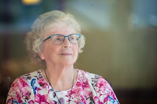 MIKAELA MACKENZIE / WINNIPEG FREE PRESS

Margaret Ward, a senior at the Convalescent Home of Winnipeg who has received the vaccination, poses for a portrait at the care home in Winnipeg on Monday, March 22, 2021. For Kevin Rollason story.

Winnipeg Free Press 2021