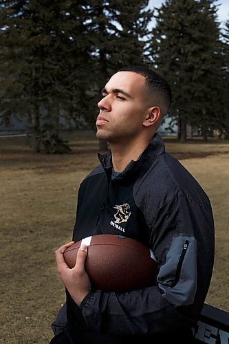 MIKE DEAL / WINNIPEG FREE PRESS
Bisons running back/returner Michael Ritchott who is one of four Manitobans whove been invited to participate in the CFLs virtual combine.
The former Grant Park High School Pirates is a father and took a year off from football before joining the Bisons in 2019.
See Taylor Allen story
210324 - Wednesday, March 24, 2021.