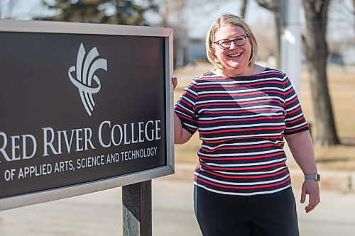 MIKAELA MACKENZIE / WINNIPEG FREE PRESS

Christine Watson, vice-president (academic) at Red River College, poses for a portrait on the Notre Dame campus in Winnipeg on Thursday, March 25, 2021.  For Temur Durrani story.

Winnipeg Free Press 2021