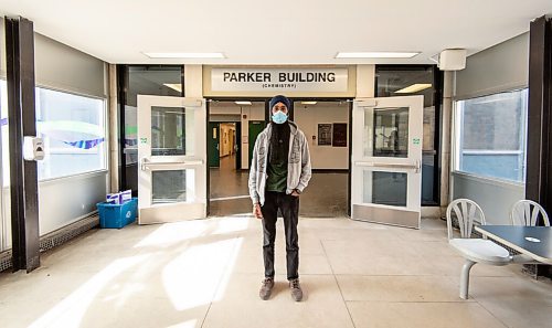 MIKE SUDOMA / WINNIPEG FREE PRESS 
Simarpreet Singh is on his 10th year at the University of Manitoba studying Chemistry at the Parker Campus. During those ten years he has seen a huge hike in the price of tuition, especially in the past couple of years.
March 21, 2021