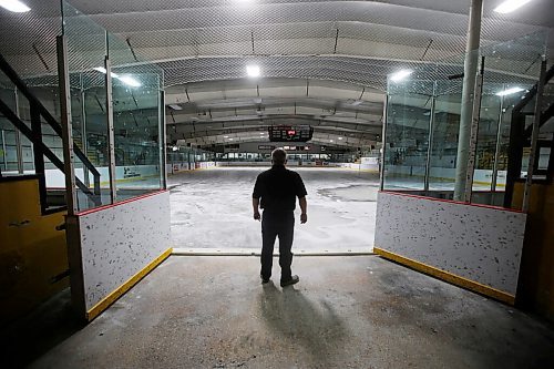 JOHN WOODS / WINNIPEG FREE PRESS
Ken Pearson, Neepawa Native head coach and GM, is photographed at Yellowhead Centre arena in Neepawa Thursday, March 25, 2021. The Natives are planning a name change.

Reporter: Sawatzky 
