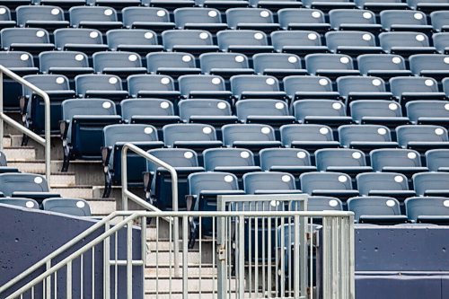 MIKAELA MACKENZIE / WINNIPEG FREE PRESS

Empty seats at IG Field in Winnipeg on Thursday, March 25, 2021.  For Jeff Hamilton story.

Winnipeg Free Press 2021