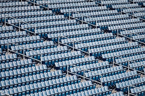 MIKAELA MACKENZIE / WINNIPEG FREE PRESS

Empty seats at IG Field in Winnipeg on Thursday, March 25, 2021.  For Jeff Hamilton story.

Winnipeg Free Press 2021