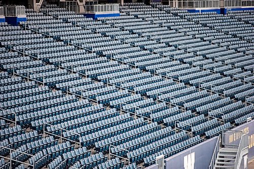 MIKAELA MACKENZIE / WINNIPEG FREE PRESS

Empty seats at IG Field in Winnipeg on Thursday, March 25, 2021.  For Jeff Hamilton story.

Winnipeg Free Press 2021