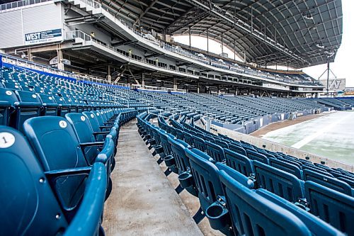 MIKAELA MACKENZIE / WINNIPEG FREE PRESS

Empty seats at IG Field in Winnipeg on Thursday, March 25, 2021.  For Jeff Hamilton story.

Winnipeg Free Press 2021