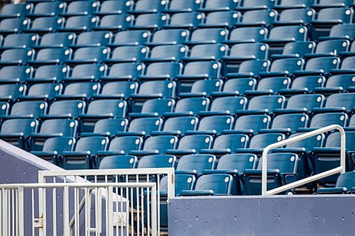 MIKAELA MACKENZIE / WINNIPEG FREE PRESS

Empty seats at IG Field in Winnipeg on Thursday, March 25, 2021.  For Jeff Hamilton story.

Winnipeg Free Press 2021