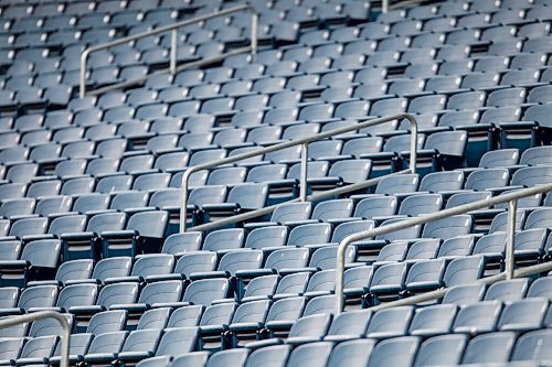 MIKAELA MACKENZIE / WINNIPEG FREE PRESS

Empty seats at IG Field in Winnipeg on Thursday, March 25, 2021.  For Jeff Hamilton story.

Winnipeg Free Press 2021