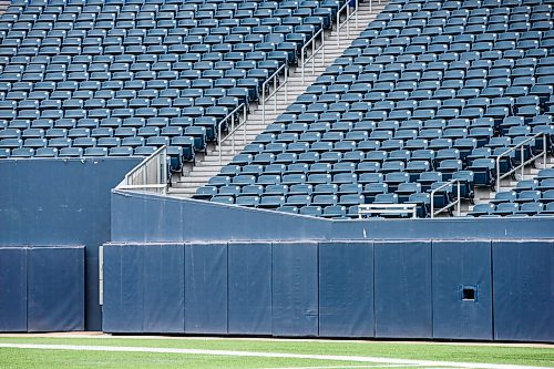 MIKAELA MACKENZIE / WINNIPEG FREE PRESS

Empty seats at IG Field in Winnipeg on Thursday, March 25, 2021.  For Jeff Hamilton story.

Winnipeg Free Press 2021