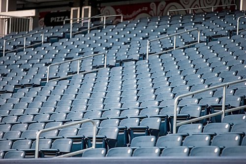 MIKAELA MACKENZIE / WINNIPEG FREE PRESS

Empty seats at IG Field in Winnipeg on Thursday, March 25, 2021.  For Jeff Hamilton story.

Winnipeg Free Press 2021