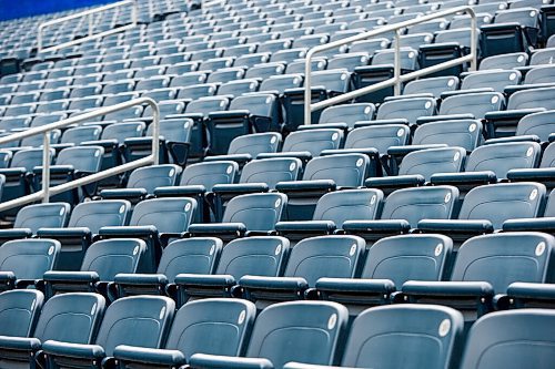 MIKAELA MACKENZIE / WINNIPEG FREE PRESS

Empty seats at IG Field in Winnipeg on Thursday, March 25, 2021.  For Jeff Hamilton story.

Winnipeg Free Press 2021