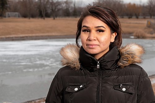 JESSE BOILY  / WINNIPEG FREE PRESS
Celina Sinisalo, 25, poses for a portrait in Winnipeg on Friday. Sinisalo is a single mother who uses payday loans and EIA has to repay back her CERB after applying early in the pandemic.  Friday, March 26, 2021.
Reporter: Joel Schlesinger