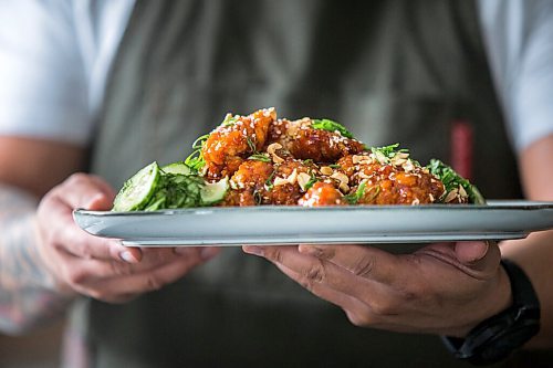 MIKAELA MACKENZIE / WINNIPEG FREE PRESS

Korean fried chicken at chef Mark Merano's home in Winnipeg on Monday, March 29, 2021.  For Eva Wasney story.

Winnipeg Free Press 2021