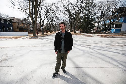 JOHN WOODS / WINNIPEG FREE PRESS
Dominique Levin, a masters student in climate change, is photographed outside his home in Winnipeg Monday, March 29, 2021. Some Millennials are considering climate change as a factor when contemplating parenthood.

Reporter: Lawrynuik