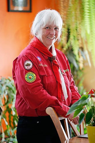 JOHN WOODS / WINNIPEG FREE PRESS
Yvonne Kyle, a scout volunteer for over 40 years, will receive the Governor Generals Sovereign Medal for Volunteers, and is photographed in her home in Winnipeg Tuesday, March 30, 2021. It is planned for her Scouts group to award it to her during a special celebration this summer.

Reporter: Epp