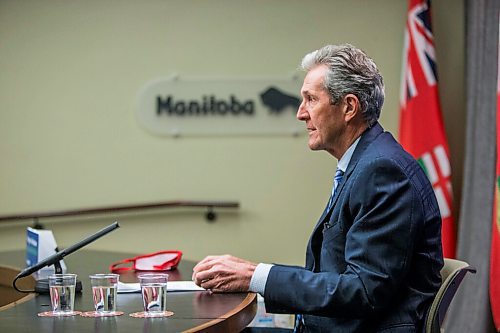 MIKAELA MACKENZIE / WINNIPEG FREE PRESS

Premier Brian Pallister speaks to the media about wait times in Winnipeg on Wednesday, March 31, 2021. For Carol Sanders story.

Winnipeg Free Press 2021