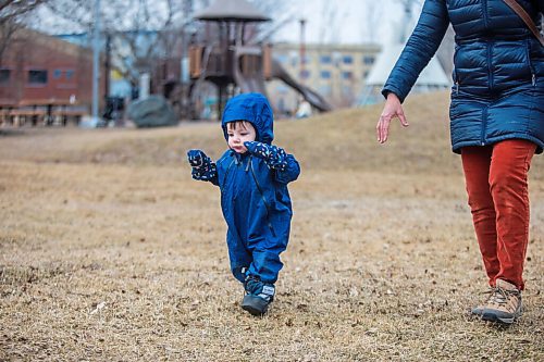 MIKAELA MACKENZIE / WINNIPEG FREE PRESS

Theo Requeima, one, practices walking with his grandma, Maria Requeima, at The Forks in Winnipeg on Friday, April 2, 2021. Standup.

Winnipeg Free Press 2021