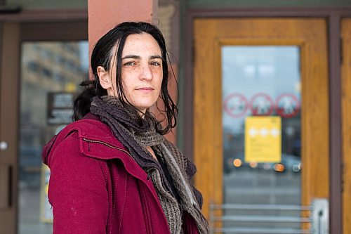 MIKAELA MACKENZIE / WINNIPEG FREE PRESS

Orit Shimoni, travelling musician who has lived in Winnipeg during the pandemic, poses for a portrait outside of Union Station in Winnipeg on Friday, April 2, 2021. For Al Small story.

Winnipeg Free Press 2021