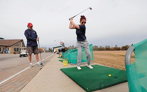 RUTH BONNEVILLE / WINNIPEG FREE PRESS 

Local - Standup Driving range

Gabi Furore (15yrs), practices on the driving range with her dad, Lenny Furber (red hat), at Shooters Golf Course on Monday.  Gabi's dad has been helping her with her golf skills for a couple years and this is the second time they've been on the course this year.

Shooters Golf Course and driving range is located at 2731 Main Street and is open from 9am till dusk, weather permitting.  


April 05,  2021