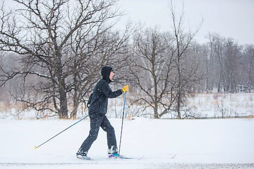 MIKAELA MACKENZIE / WINNIPEG FREE PRESS


Luke Roffey goes for a cross-country ski in the fresh snow at Beaudry Park on Tuesday, April 13, 2021. For Katlyn Streilein story.
Winnipeg Free Press 2020.