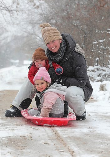 RUTH BONNEVILLE / WINNIPEG FREE PRESS 

Weather Standup -  Toboggan ride

Jodi Schellenberg takes her two young children, Ellie - 2 years and her little brother.  Leo - 8 months, out for a toboggan ride along a walkway nest to Windsor Park Golf Course Tuesday.


April 13,  2021