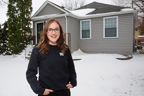 MIKE DEAL / WINNIPEG FREE PRESS
Mackenzie Kolton, in her 20s, who recently bought a single-family home. Despite record sales and rising prices, however, Winnipeg remains one of the few markets where homes are still affordable for first-time buyers. 
See Joel Schlesinger story
210415 - Thursday, April 15, 2021.
